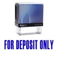 thumbnail image 1 of FOR DEPOSIT ONLY Self Inking Rubber Stamp Blue Ink Office Stamp Colop Stamper, 1 of 1
