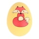 thumbnail image 4 of Pelota de látex para mascotas, juguete interactivo resistente a las mordeduras, pelota de huevo para mascotas, para gatos y perros, color amarillo, 4 of 5
