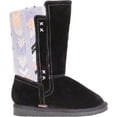 thumbnail image 2 of Girls' MUK LUKS Stacy Boot Black Polyester/Synthetic/Acrylic 13 M, 2 of 4