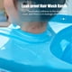 thumbnail image 3 of Lavabo inflable Lavabo para el cabello Bandejas de champú plegables con tapones para los oídos de tubo Lavabo para el cabello móvil Sin derrames Lave el cabello en la cama Cabello para ancianos discap Abody Lavabo inflable, 3 of 7