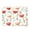 WSWES268, variant on Junk food seamless pattern Foldable Kids Toy Chest with Flip-Top Lid, Collapsible Fabric Toy Storage Organizer/Bin/Box/Basket/Trunk for Toddler