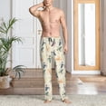 thumbnail image 5 of Mens Pajama Pants - Soft Sleep & Lounge Pants for Men, Leopardprint Banana Cuteness Casual PJ Bottoms Pants with Pockets, 5 of 5