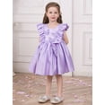 thumbnail image 4 of IDOPIP Flower Girl Butterfly Bow Tutu Dress for Kids Baby Princess Wedding Party Dresses, 4 of 8
