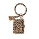 thumbnail image 1 of Jumpingount LLavero de de leopardo para puerta de coche y hogar, llavero con borla, cambio de tarjeta de crédito, monedero, llavero de mano y Ropa, zapatos y accesorios Miscelánea leopardo marrón Jumpingount AP014037-02, 1 of 6