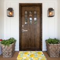 thumbnail image 5 of Front Door Mat Indoor Outdoor Outside Entrance - 16*24in Washable Cute Lemon Sweet Sour Thin Bathroom Rugs Fit Under Door, Bath Rugs for Bathroom, Kitchen Rugs Mats for Floor, 5 of 6