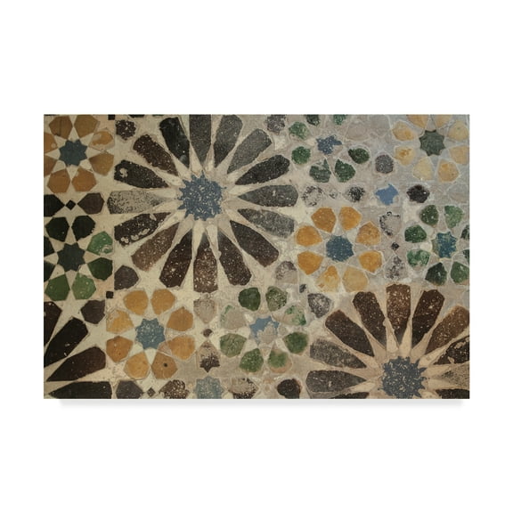 Trademark Fine Art 'Alhambra Tile I' Canvas Art by Sue Schlabach