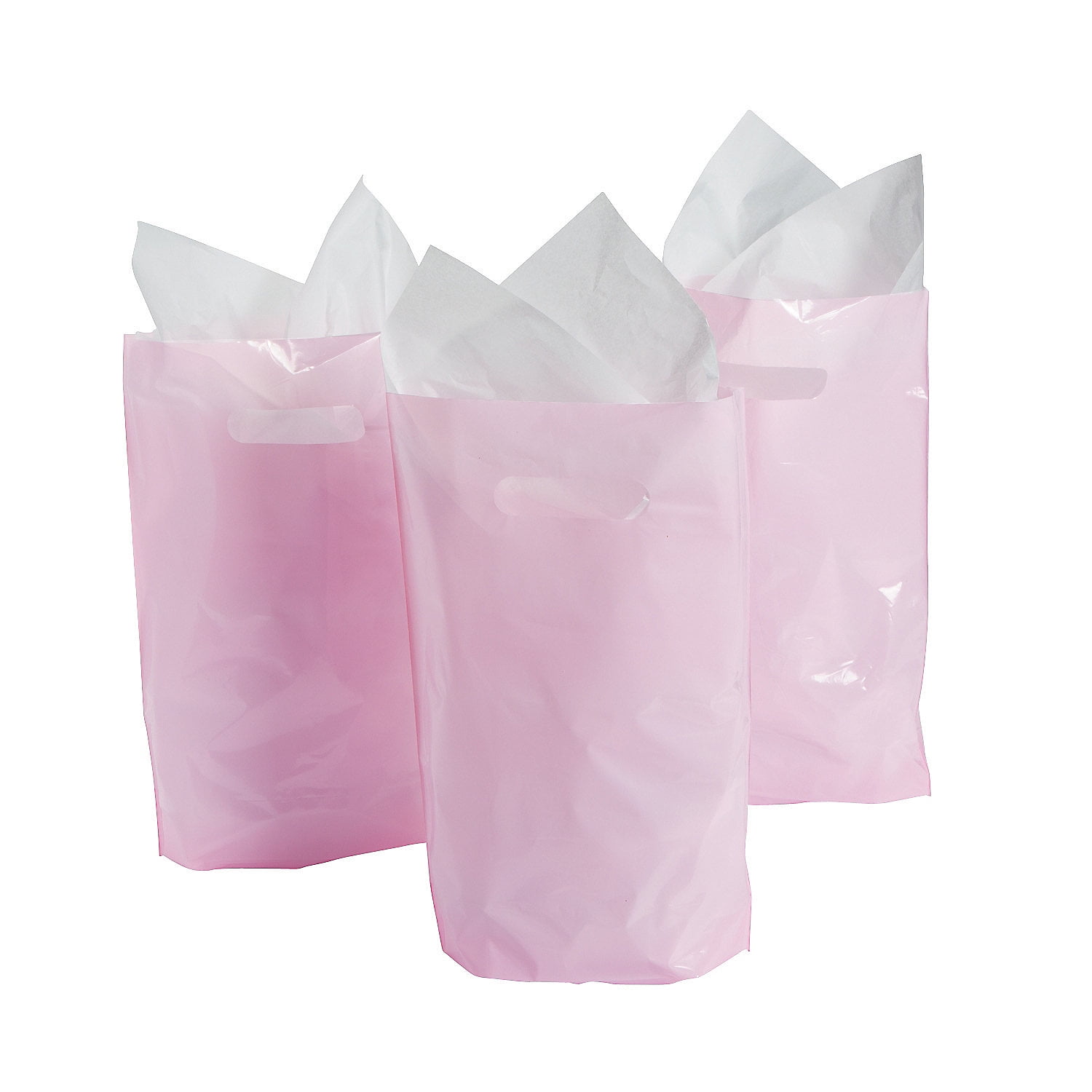50 Plastic Bags Pink Bags Pink Plastic Bags Plastic Bag 12x15 Gift Bags Retail Merchandise Bags Shopping Bags Candy Bags Shopping Bag