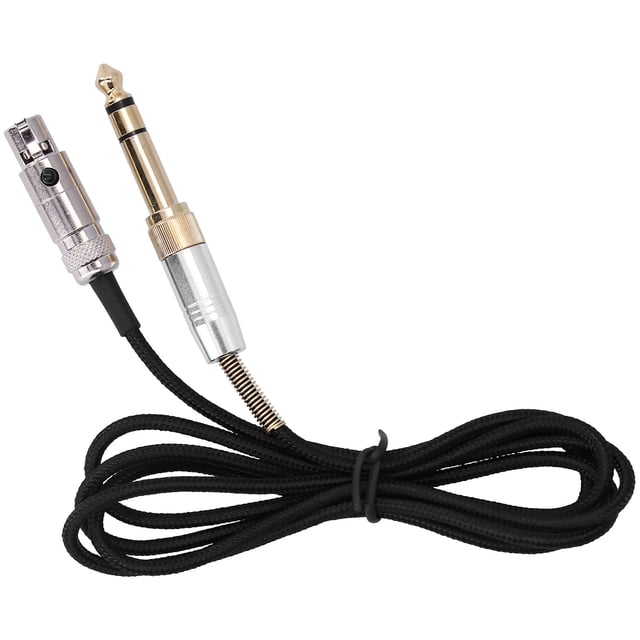 Cable de audio para auriculares con interfaz mini XLR de 6,35 mm/3,5 mm Bling Bling