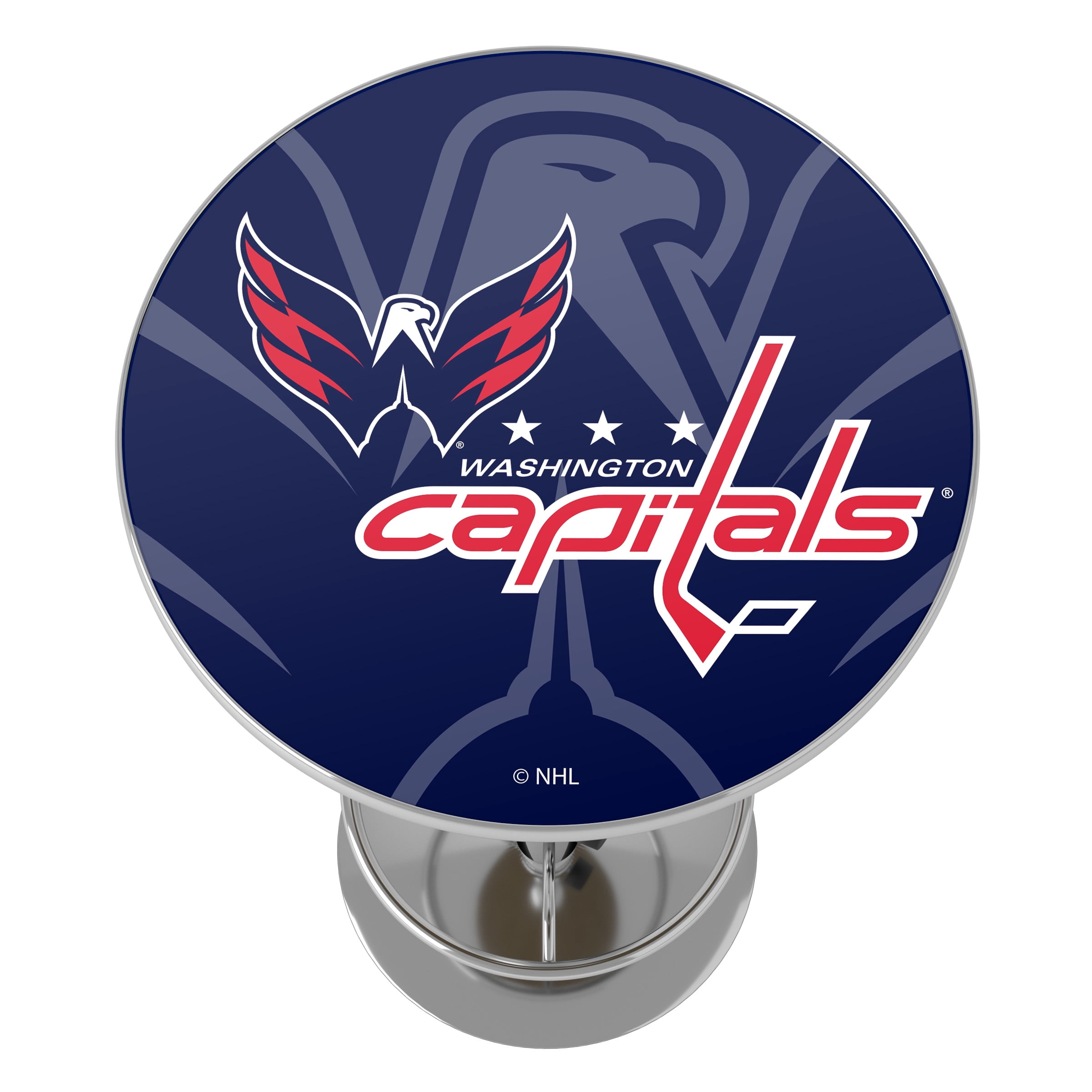 Washington Capitals Watermark Bar Table with Adjustable Footrest and Acrylic Top