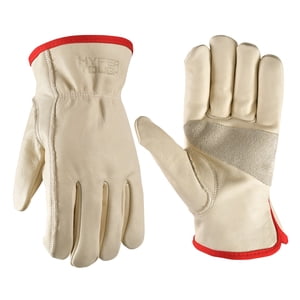 Hyper Tough Full Cowhide Leather Work Gloves