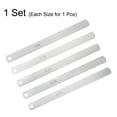 thumbnail image 3 of Uxcell 5 Pack Metric Steel Feeler Gauge, 0.02mm-0.06mm Thickness Filler Gauge,Valves, Guitar Gauge Gage Measuring Tool, 3 of 7