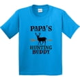 thumbnail image 3 of Inktastic Papa Hunting Buddy Bow Hunter Youth T-Shirt, 3 of 5