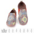 thumbnail image 2 of Mujer artes pintados de mocasines lienzo para caminar transpirable mocasillas para caminar livianas, 2 of 9