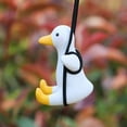 thumbnail image 3 of Taosunzt Swing Duck Car Hanging Decoration Home Office Auto Rearview Mirror Cartoon Duck Hanging Ornament Animal Pendant Birthday Christmas Gift Style A, 3 of 13