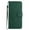 Green, variant on ELEHOLD Case for iPhone 14 Pro Max, Leather Wallet Case Stand Cover with Wrist Strap,Red