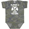 thumbnail image 3 of Inktastic Player 3 Has Joined the Game Boys or Girls Baby Bodysuit, 3 of 5