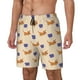 thumbnail image 1 of Balery Dachshund Bañador para hombre, shorts de playa de secado rápido con entrepierna y forro de compresión-Large, 1 of 6