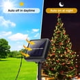 thumbnail image 4 of (1 paquete de 22M 200LED, blanco cálido) Luces solares de cadena, luces solares LED impermeables, 8 modos de luces decorativas impermeables, adecuadas para jardín, patio, fiestas de Navidad y bodas., 4 of 5