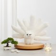 thumbnail image 4 of vlrwzc Cute Plush Nine-Tailed Fox Handmade Soft Fox Plushy Doll Exquisite Foxes Plush Figure Home Decorations for Adults, 4 of 7