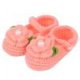 thumbnail image 1 of Zapatos Zapatos de punto hechos a mano para bebés recién nacidos, niños y niñas (naranja), 1 of 7