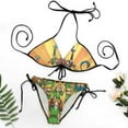 thumbnail image 4 of The Legend Of Zelda Women Bikini Set Sexy Two Pieces Halter String Swimsuit Triangle Briefs Tie Side Bottom, 4 of 7