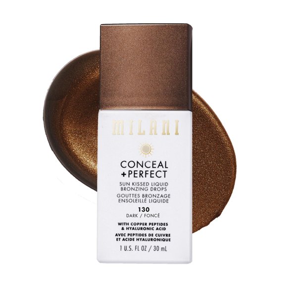 Milani, Conceal + Perfect Sun Kissed Liquid Bronzing Drops