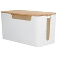 thumbnail image 2 of Floor Cord Covers,Cable Box Small Cable Cord Organizer Box TV Cord Box Solid Performance, 2 of 14