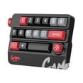 thumbnail image 3 of Teclado mecánico portátil teclado para juegos colorido retroiluminación liviana USB C Teclado cableado 6.4x4.4x1.6 pulgadas Rocker Knob Negro, 3 of 8