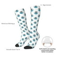 thumbnail image 5 of Picia Women Crew Soft Moisture-wicking Socks Turtle Pattern Design Cotton Socks, One Size fit All, 5 of 9