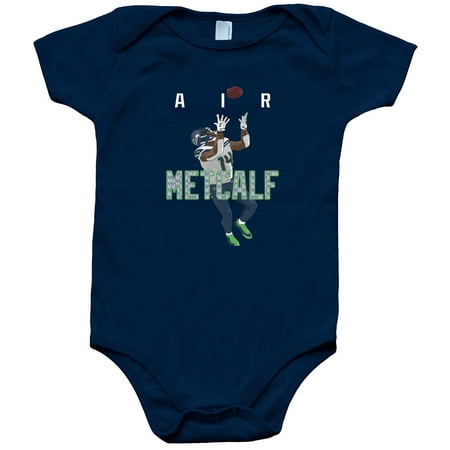 

NAVY DK Metcalf Seahawks AIR Baby 1 Piece