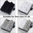 thumbnail image 3 of 10 Pairs Breathable Everyday Socks Not Irritating Toe Seam Elastic Arch Support Nonslip Grip For Walking Running Errands, 3 of 8