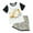 Light Gray, variant on TOWED22 Toddler Kids Baby Boy Summer Clothes Sets 1T 2T 3T 4T 5T Letter Print Short Sleeve Tops Camouflage Shorts Outfits(Light Gray,3-4 Years)
