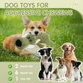 thumbnail image 5 of Indestructible Dog toys,New Durable 10" Plush Dog Toys for Aggressive Chewers, Squeaky Chew Toy for Small Medium Large Dogs Puppy Teething Toys,flying bird cat toy,Chew-resistant,Saffron 3, 5 of 9