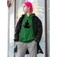 thumbnail image 2 of Yoga Silhouette      Hoodie Women -Image by Shutterstock, Female Large, 2 of 4