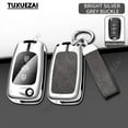 thumbnail image 5 of Zinc alloy+leather Car Key Case Cover For KIA E 3 buttons key case Rio K2 K3 K5 Ceed Cerato Sportage Soul Remote Key Case, 5 of 28