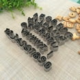 thumbnail image 4 of Pack of 37 Alphabet Letter & Number Fondant Icing Cutter Set-Small Size- Cake Decorating Mold, 4 of 8