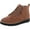 Tan Brown, variant on Naturalizer Womens Eeva Faux Leather Booties Black 7.5 Wide (C,D,W)