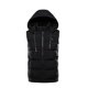thumbnail image 3 of Chaqueta calefactora con capucha desmontable, chaleco calefactor eléctrico lavable para hombres y mujeres, chaquetas de invierno, abrigo, 3 niveles de calefacción, 9 zonas de calefacción, 3 of 5