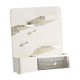 thumbnail image 3 of Portalápices con cajón y tablero perforado, elegante organizador de lápices, maquillaje de escritorio Blanco crema, 3 of 8