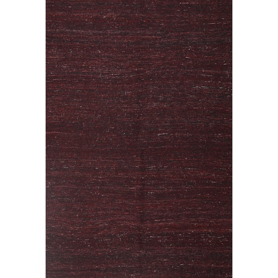 Ahgly Company Machine Washable Indoor Rectangle Contemporary Bakers Brown Area Rugs, 2' x 4'
