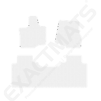 ExactMats - Premium Clear Overlay Floor Mats, Made In USA - Fits Ford F-150 2021-2024 / SuperCab / 2 Front & Uni-Rear Mats