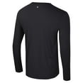 thumbnail image 3 of Men's Colosseum Black Kansas Jayhawks Color Pop Active Blend 2-Hit Long Sleeve T-Shirt, 3 of 3