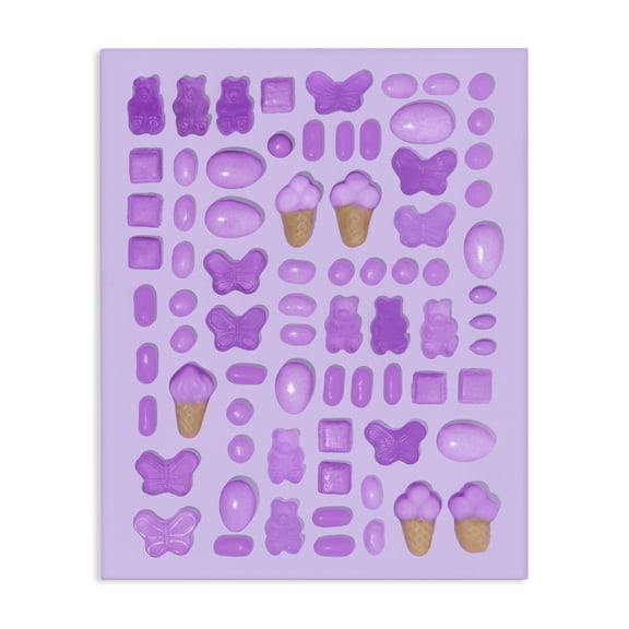 Stupell Industries Lilac Purple Toned Candies Canvas Wall Art, design by LISH Creative