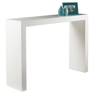 White Gloss Console Table Contemporary