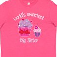 thumbnail image 4 of Inktastic World's Sweetest Big Sister Youth T-Shirt, 4 of 5