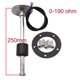 thumbnail image 1 of 125mm-450mm Marine Boat Car Fuel Level Sensor Stainless Steel Sensor Liquid Fit For 0~190 Ohm 240-33 Ohm Fuel Gauge Water Gauge, 1 of 1