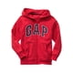 thumbnail image 1 of Sudadera con Capucha para Niños GAP Logo con Cierre en Rojo Puro XL, 1 of 3