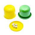 thumbnail image 4 of CIMAXIC 2PCS/Set High Strength Plastic Dice Game Set 5 Dice Included(Random Color),3.54"X3.54"X2.95", 4 of 4