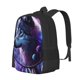 thumbnail image 1 of Fotbe Feathered Wolf Mochila para Hombre y Mujer - Tela Oxford 600D Resistente - Mochila Impermeable de Gran Capacidad para Escuela, Viajes y Senderismo, 1 of 6
