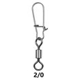 thumbnail image 4 of Paquete de 10 pines de conector de pesca Yuarrent de acero inoxidable con rodamiento de anzuelo, 4 of 6